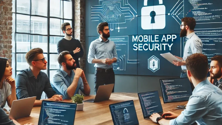 discussing mobile app